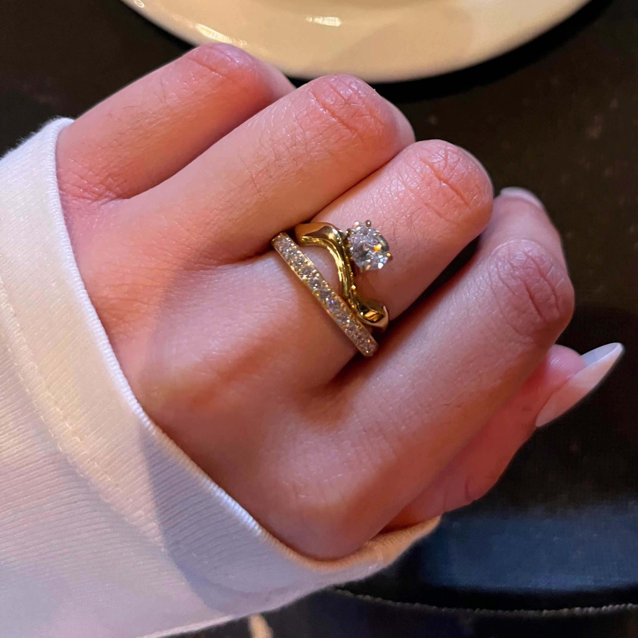 Round Pavé Band Ring