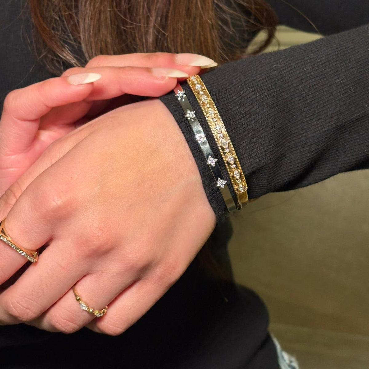 Jasmine Gold Bangle