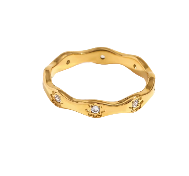 Starry Gold Ring