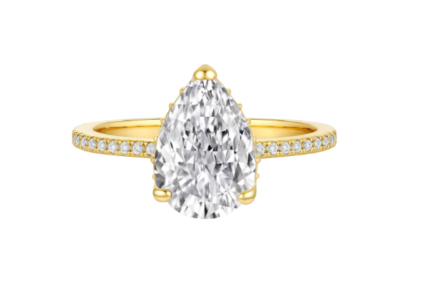 Haifa Pear Cut Ring