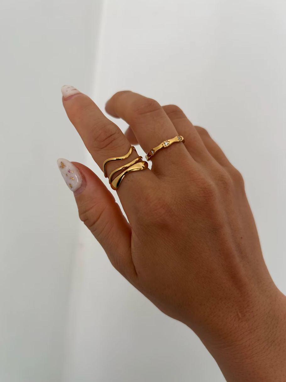 Starry Gold Ring