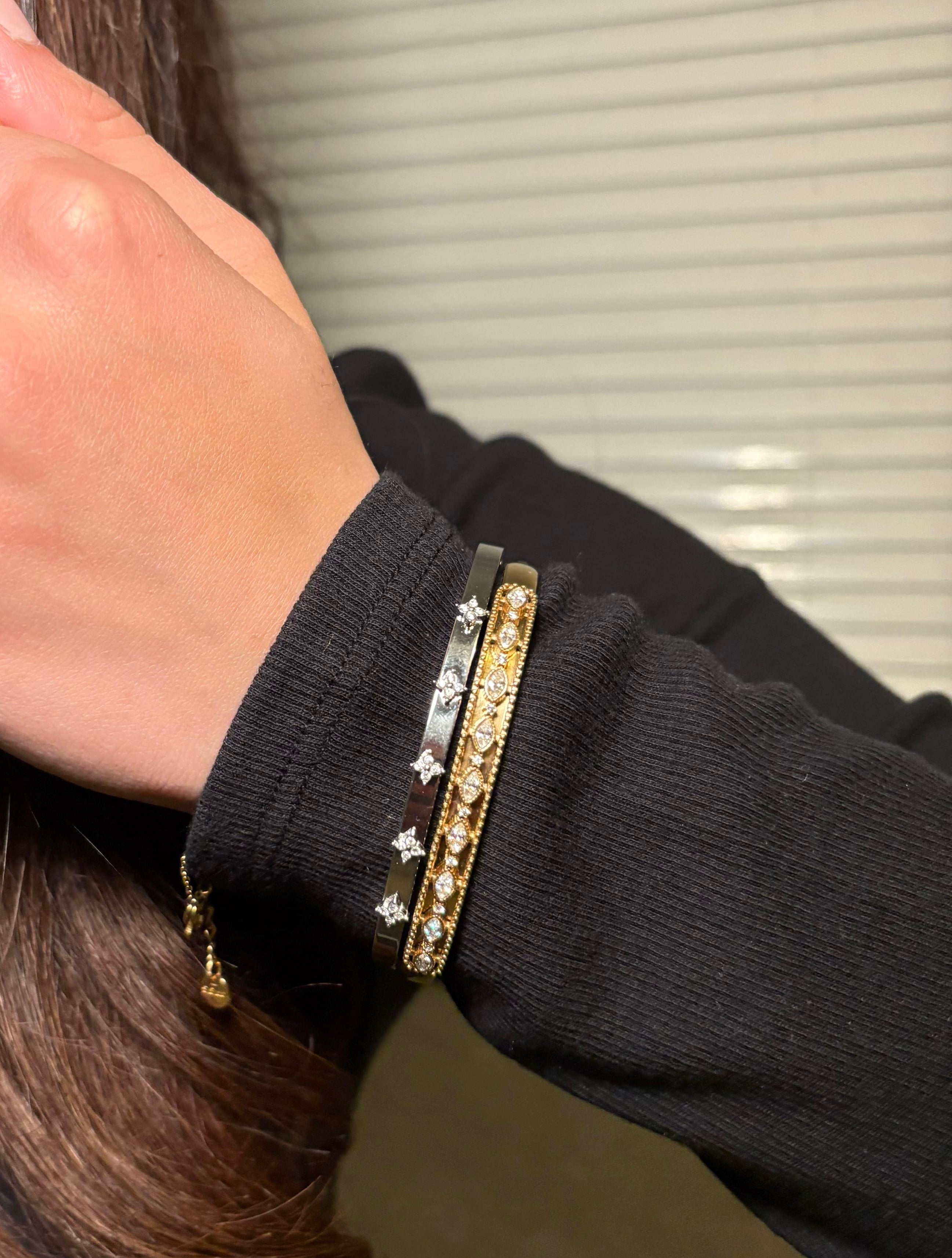 Marigold Camellia Bangle